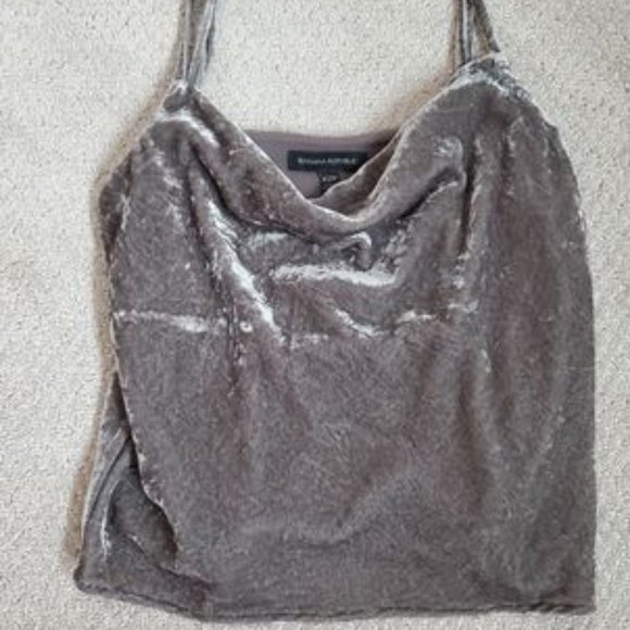 Banana Republic Crushed Velvet Tank Top - Picture 1 of 3